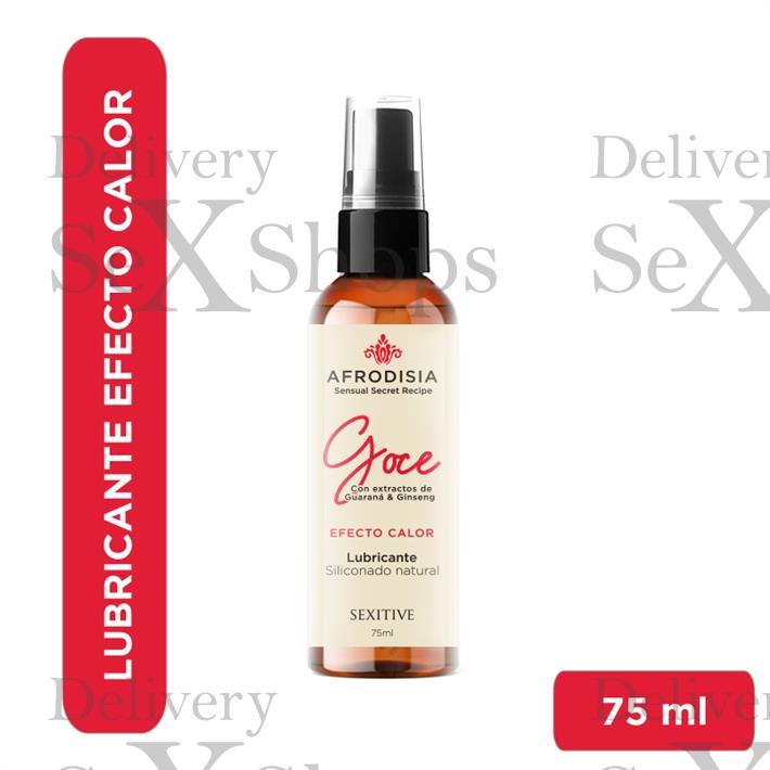  Aceite siliconado Goce efecto calor 75ml 